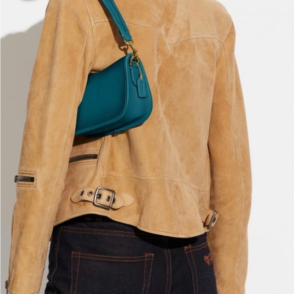 Coach Handbags - COPY - NWOT Coach Swinger 20 deep turquoise